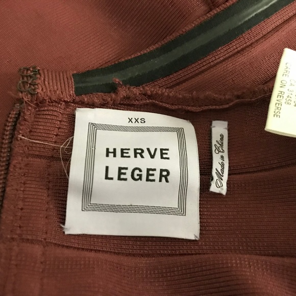 Herve Leger Women's Strapless Bandage Dress Sz XXS - Picture 3 of 5